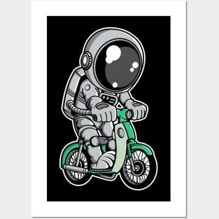 Astronaut Classic Motorbike Posters and Art